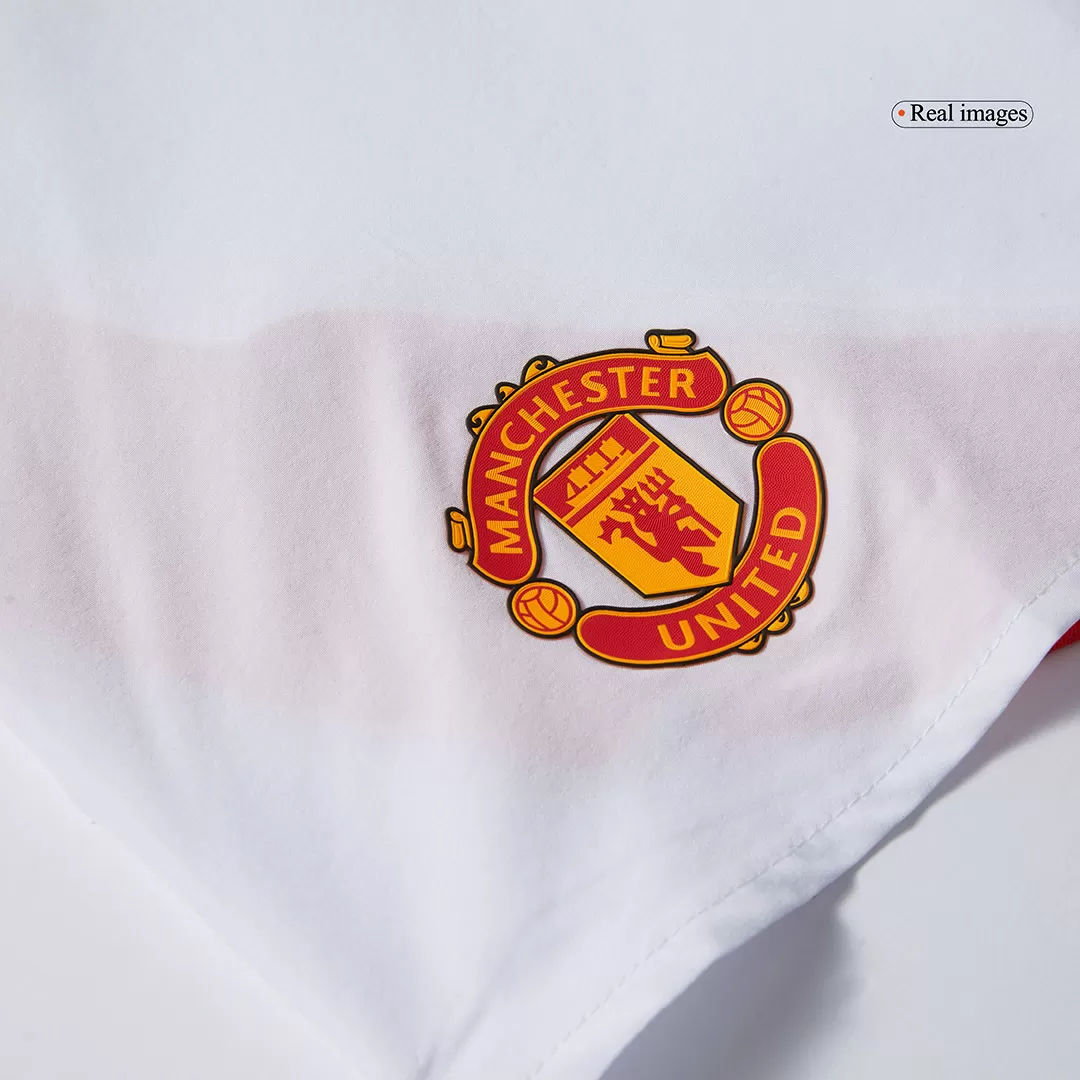 Manchester United Home Authentic Soccer Shorts - Image 8