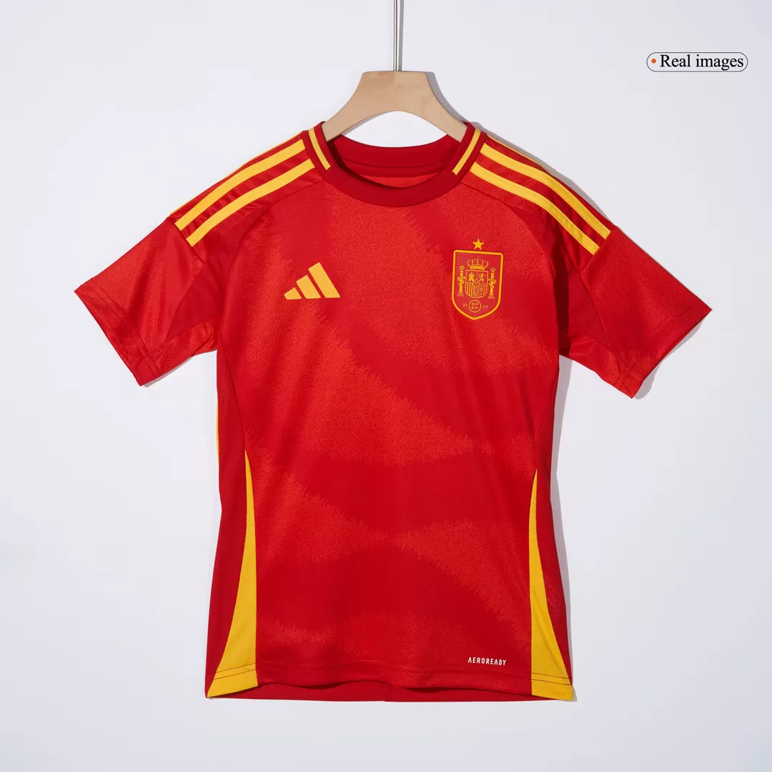 Spain Home Kids Soccer Jerseys Full Kit EURO - Image 4