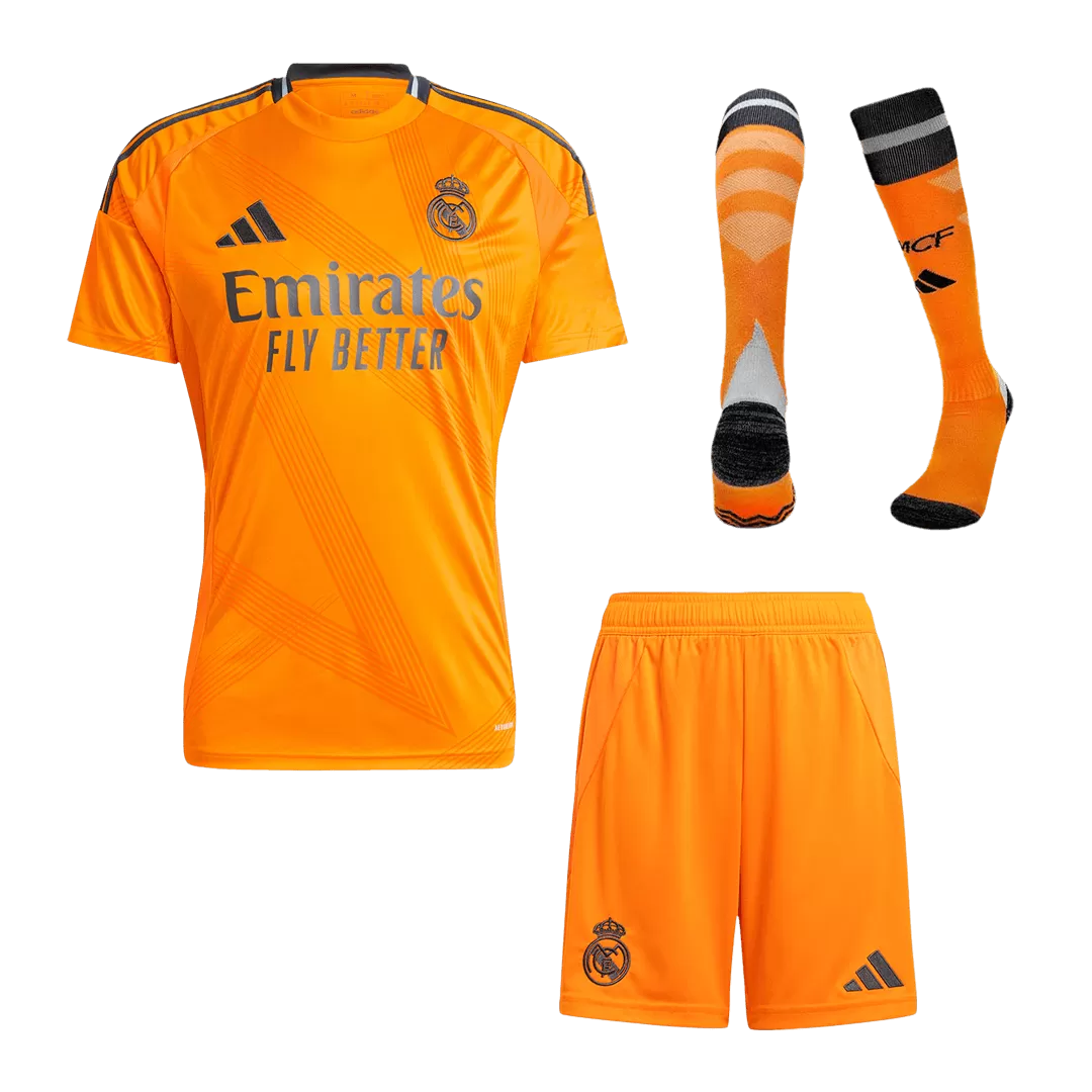 Real Madrid Away Soccer Jersey Kit(Jersey+Shorts+Socks)