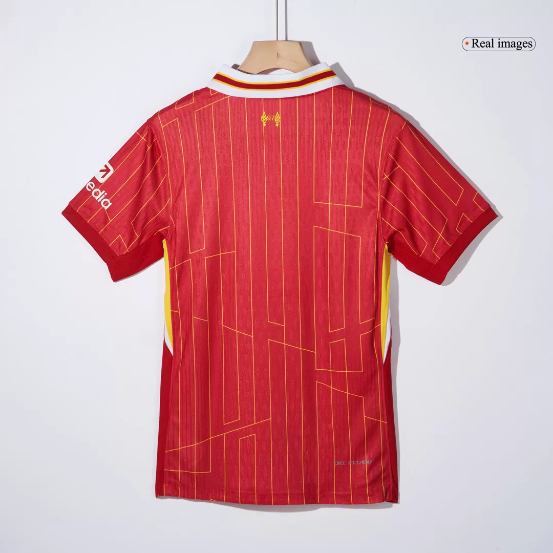 Liverpool Home Authentic Soccer Jersey - Image 7