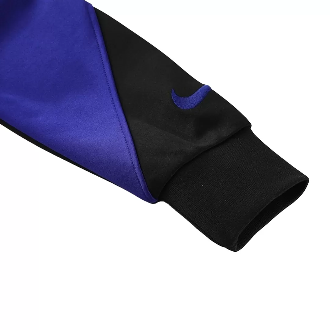 Barcelona Home Jacket Tracksuit 2025/26 Black&Purple - Image 7