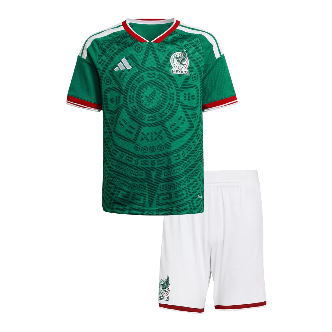 Mexico Home Kids Soccer Jerseys Kit World Cup 2026