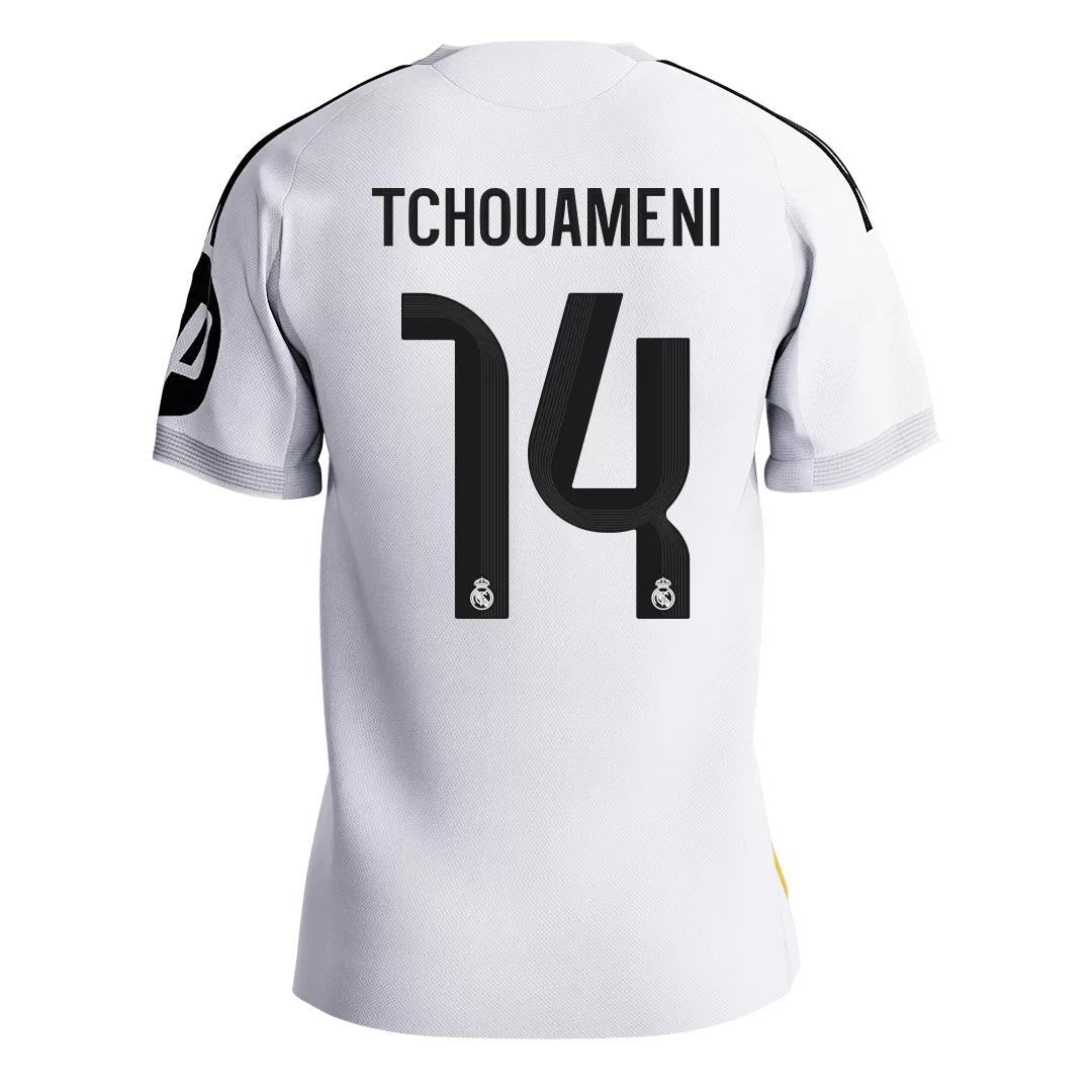 TCHOUAMENI #14 Real Madrid Home Authentic Soccer Jersey 2025/26 - Image 2