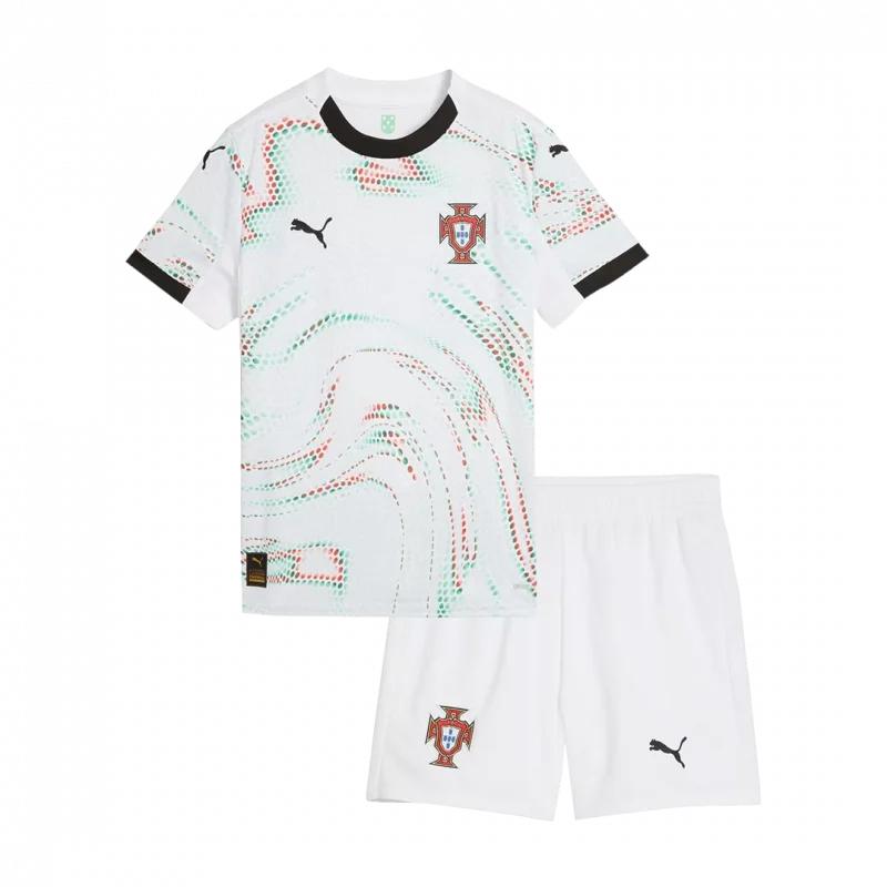 Portugal Away Kids Soccer Jerseys Kit 2025