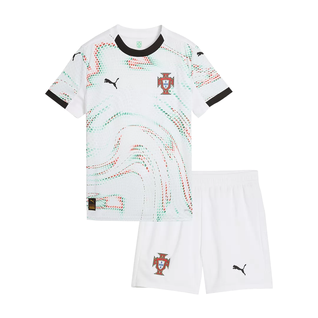 Portugal Away Kids Soccer Jerseys Kit 2025