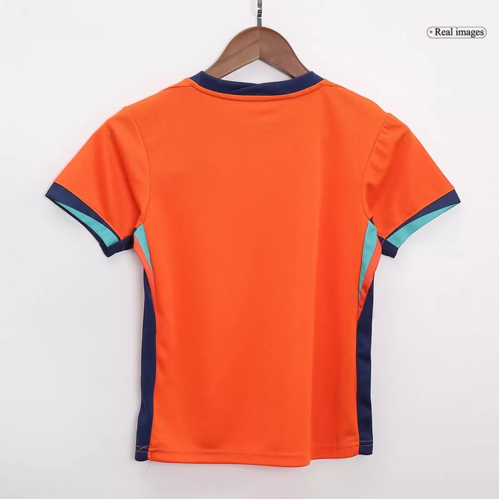 Netherlands Home Kids Soccer Jerseys Full Kit EURO - Image 5