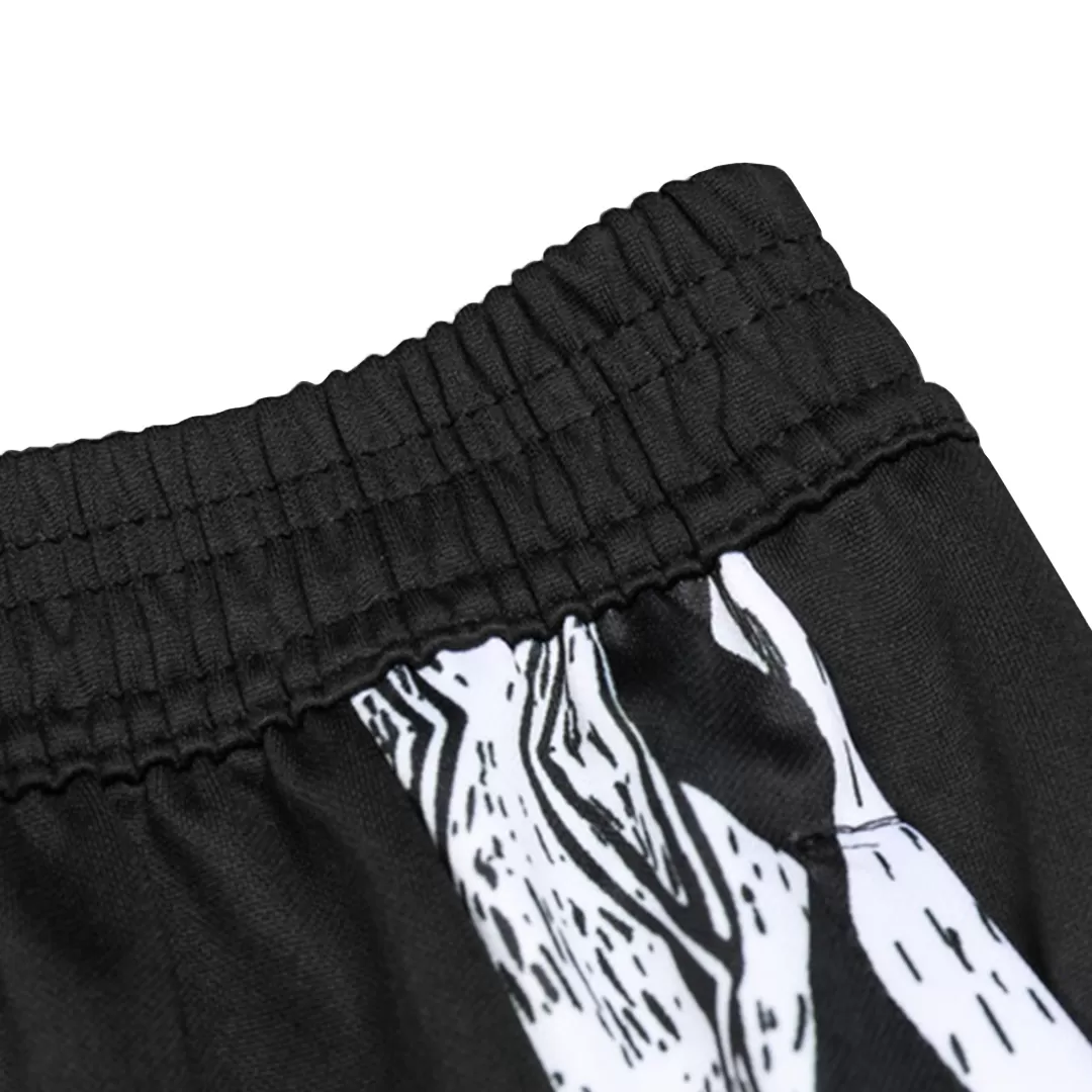 Arsenal 1/4 Zip Tracksuit Kids Black - Image 19