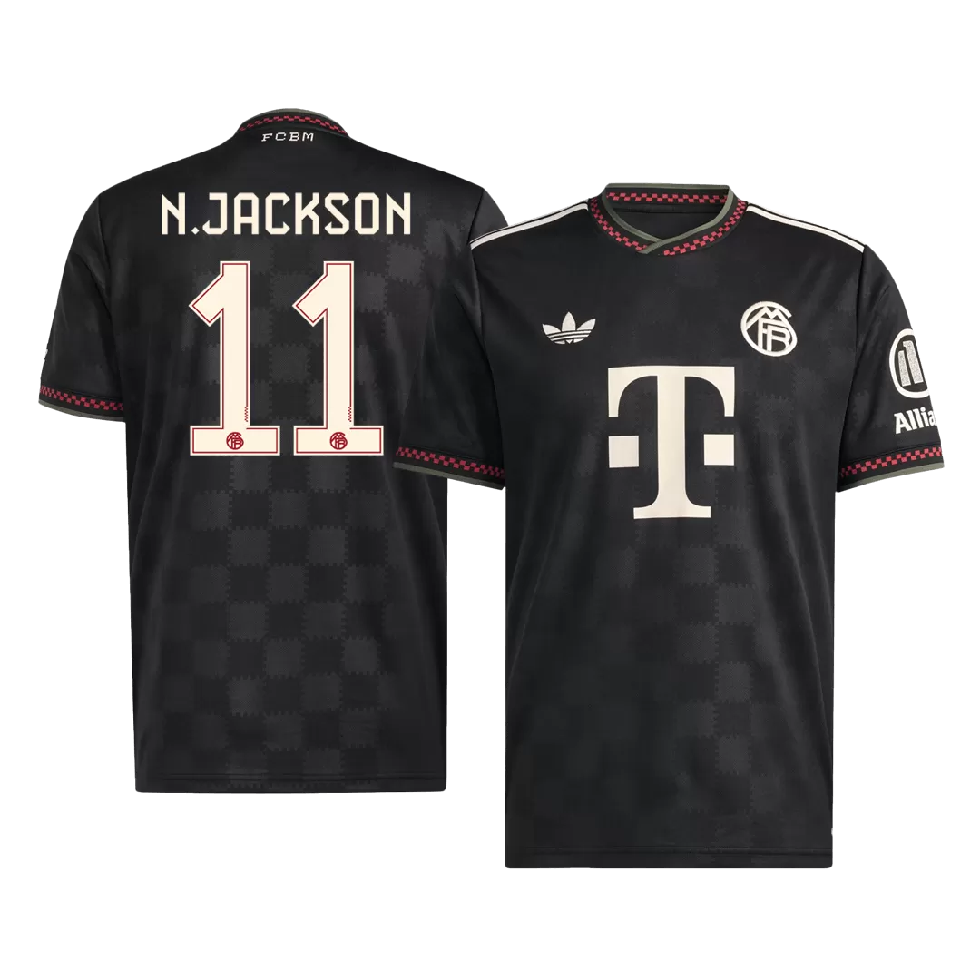 N.JACKSON #11 Bayern Munich Third Away Soccer Jersey 2025/26