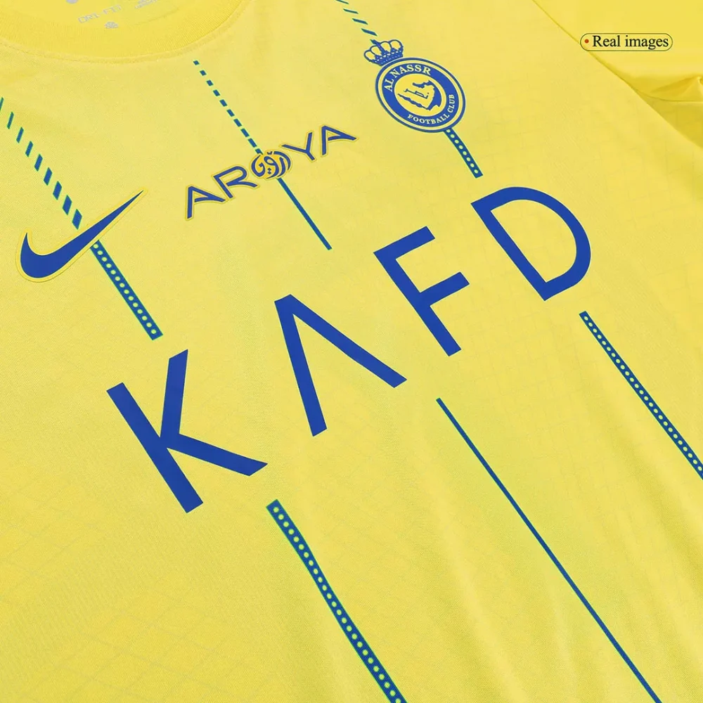 RONALDO #7 Al Nassr Home Soccer Jersey 2023/24 - Image 4