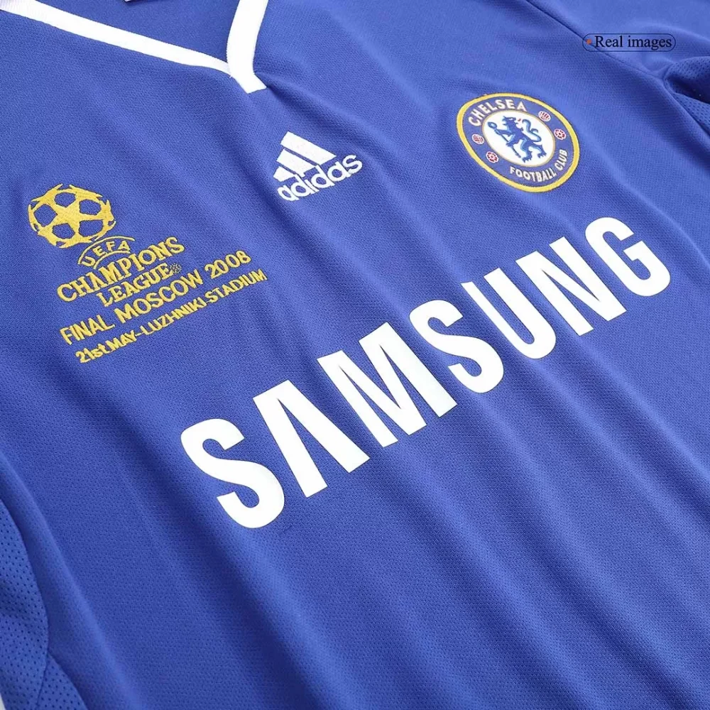 Vintage Soccer Jersey Chelsea Home 2008 - UCL Final - Image 7