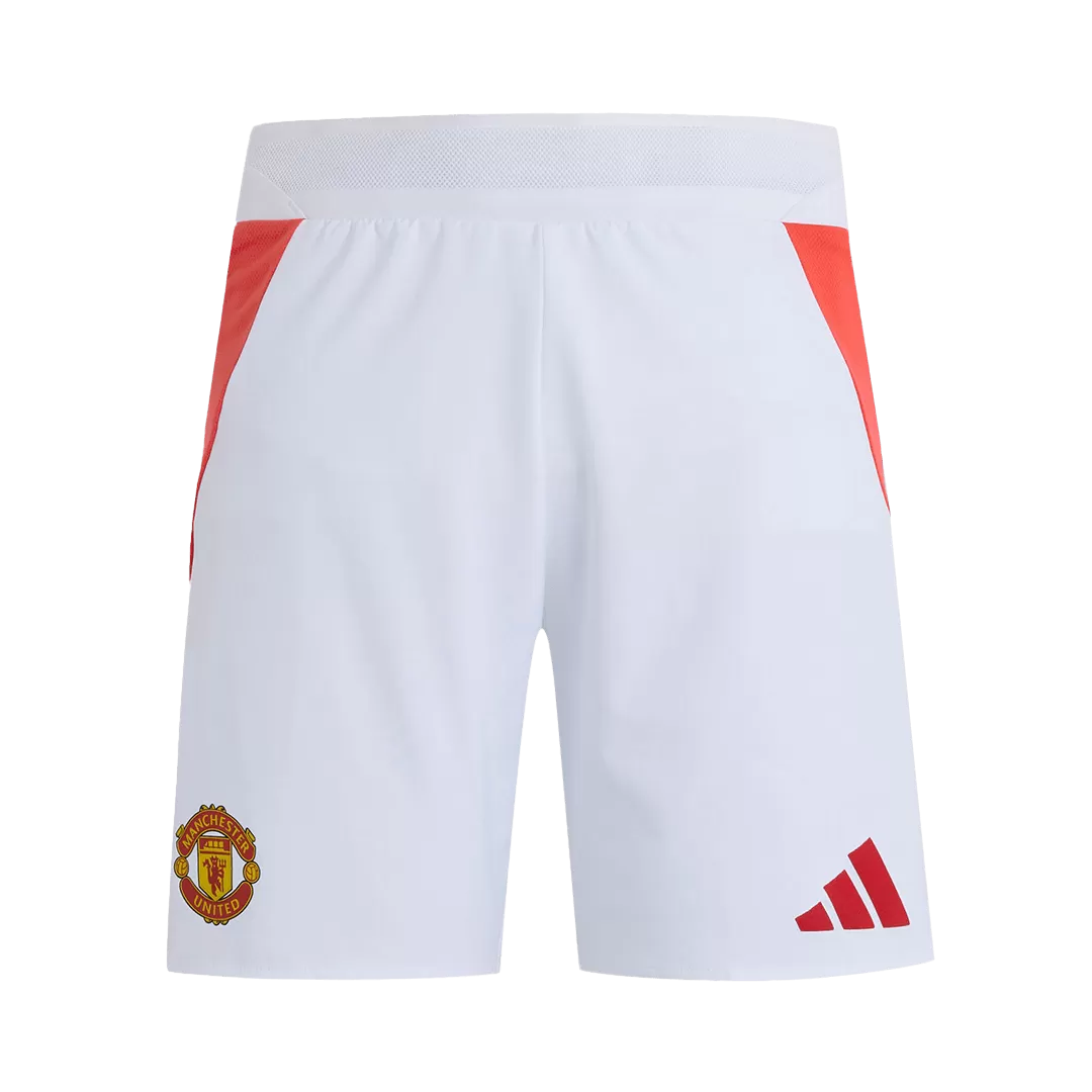 Manchester United Home Authentic Soccer Shorts