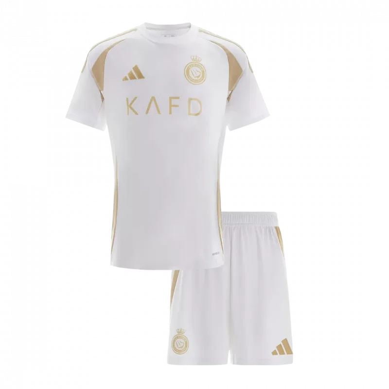 Al Nassr Third Away Kids Soccer Jerseys Kit