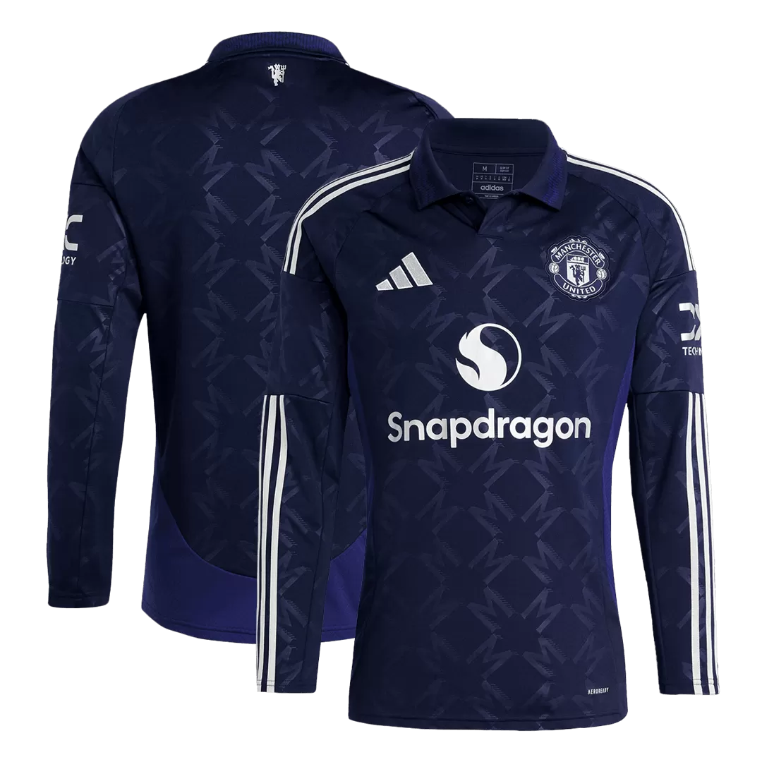 Manchester United Away Long Sleeve Jersey - Image 5