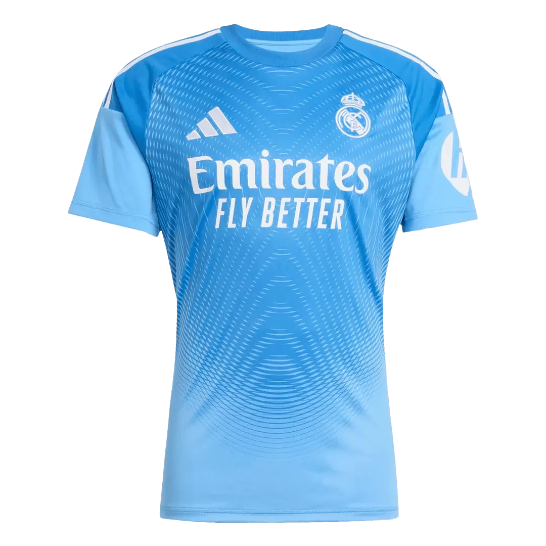 Real Madrid Goalkeeper Soccer Jersey 2025/26 Blue - Image 4