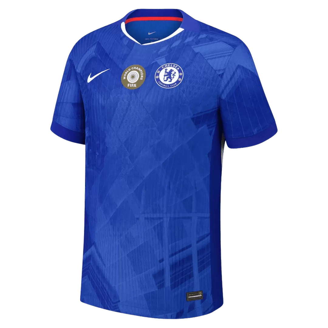 WORLD CHAMPIONS #25 Chelsea Home Authentic Soccer Jersey 2025/26 with chest badge - Image 2