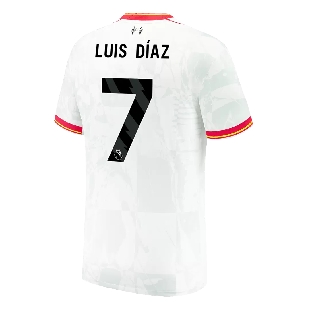 LUIS DÍAZ #7 Liverpool Third Away Soccer Jersey - Image 3