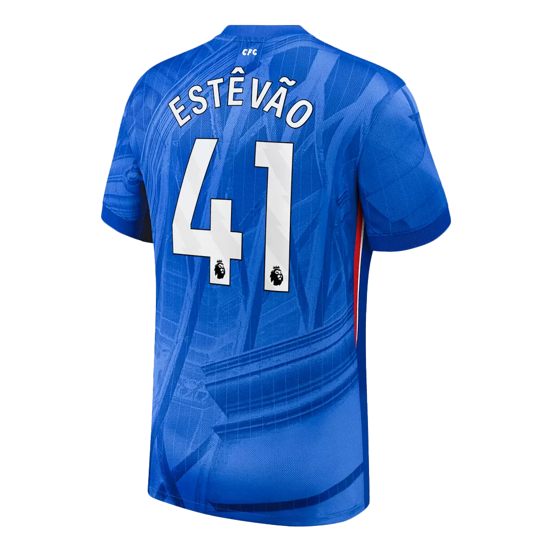 ESTÊVÃO #41 Chelsea Home Soccer Jersey 2025/26 - Image 2