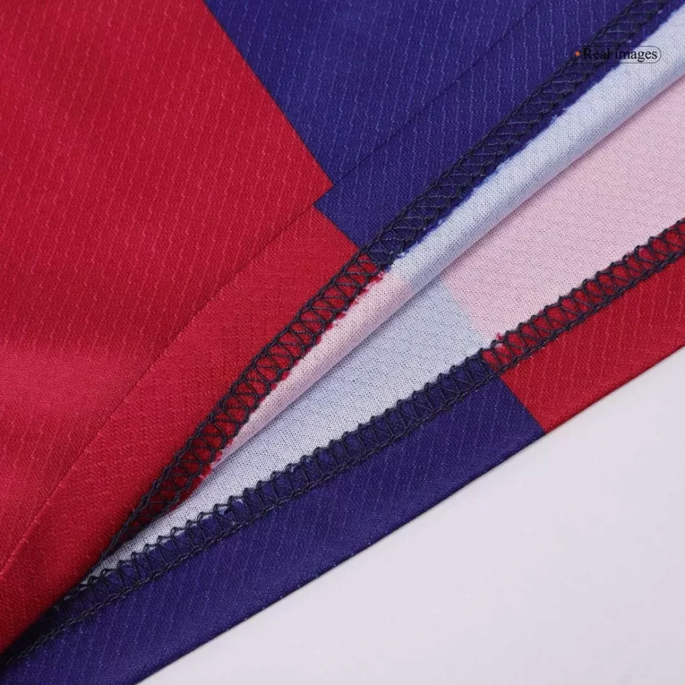 Barcelona Home Kids Soccer Jerseys Kit Spotify Logo Without Text - Image 7