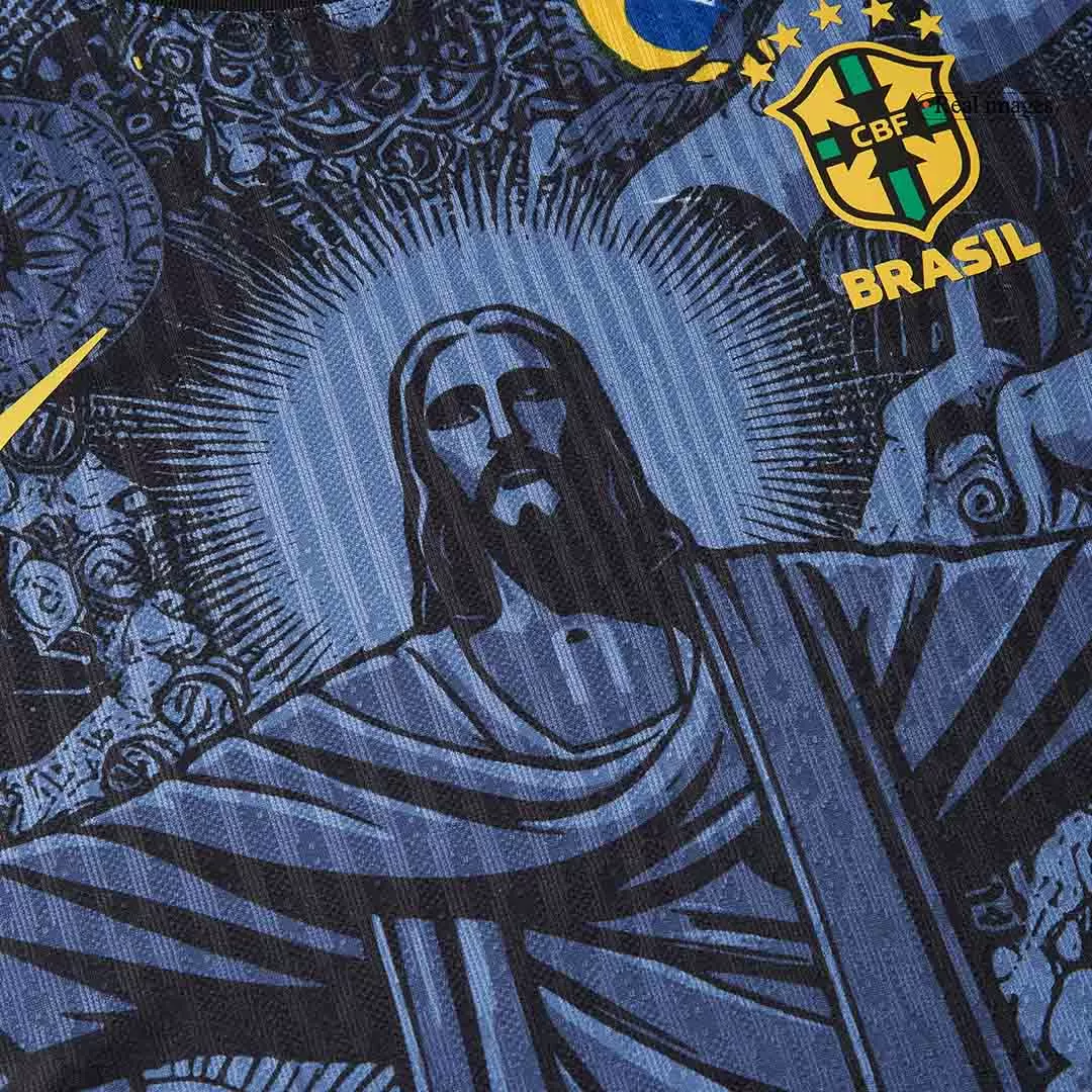 Brazil Jesus Special Authentic Soccer Jersey - Image 9