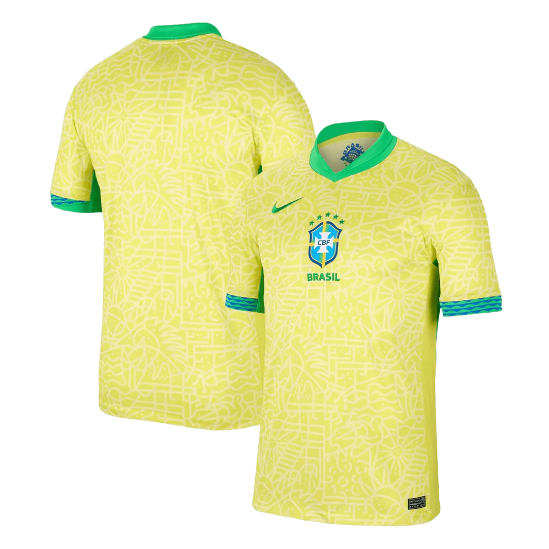 Brazil Home Soccer Jersey - Image 7
