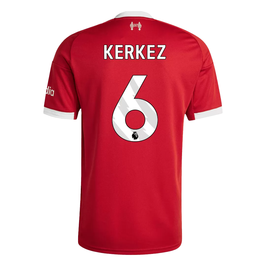 KERKEZ #6 Liverpool Home Soccer Jersey 2025/26 - Image 3