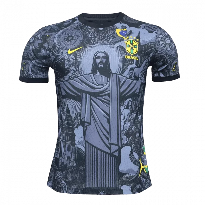 Brazil Jesus Special Authentic Soccer Jersey