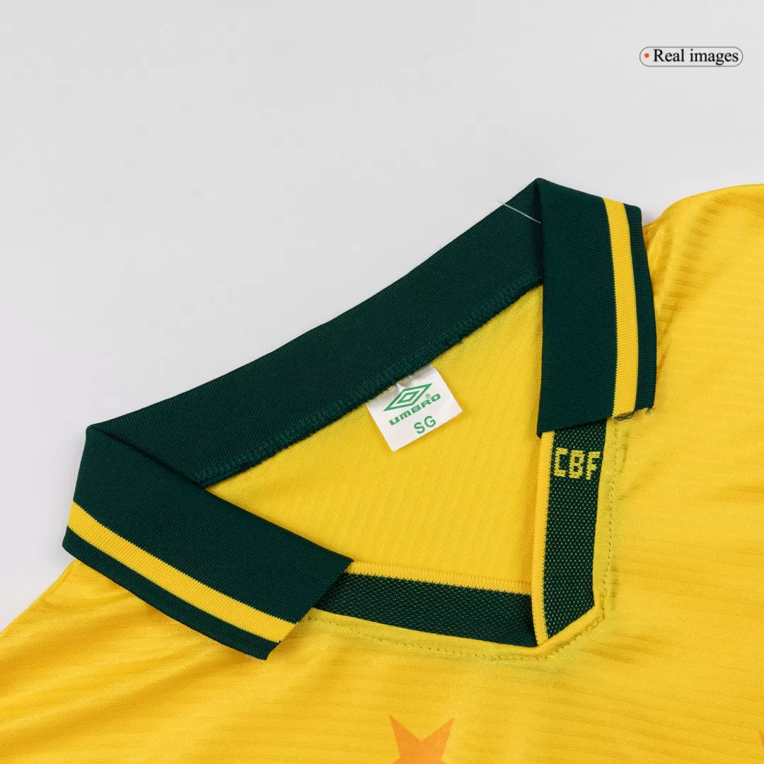 Retro Soccer Jersey Brazil Home 1994 - Image 5