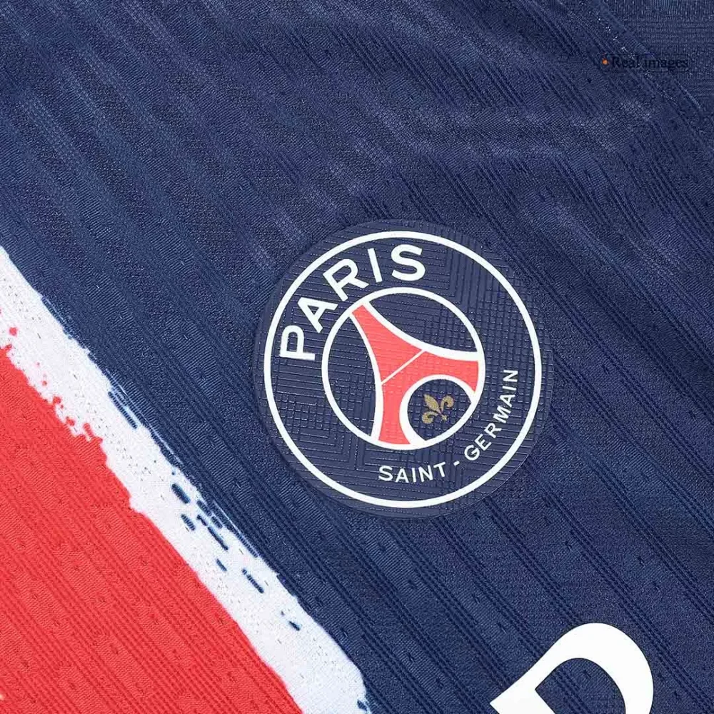 KVARATSKHELIA #7 PSG Home Authentic Soccer Jersey - Image 8
