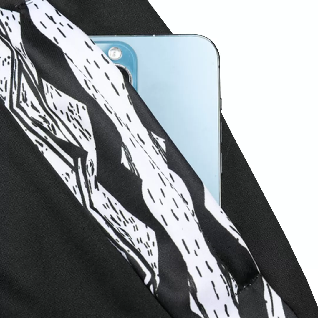 Arsenal 1/4 Zip Tracksuit Kids Black - Image 23