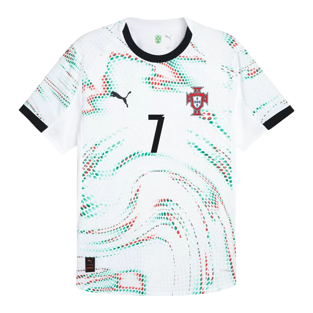 RONALDO #7 Portugal Away Authentic Soccer Jersey 2025 - Image 2