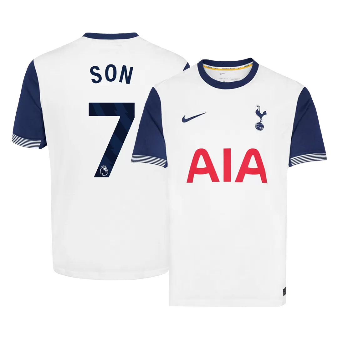 SON #7 Tottenham Hotspur Home Soccer Jersey