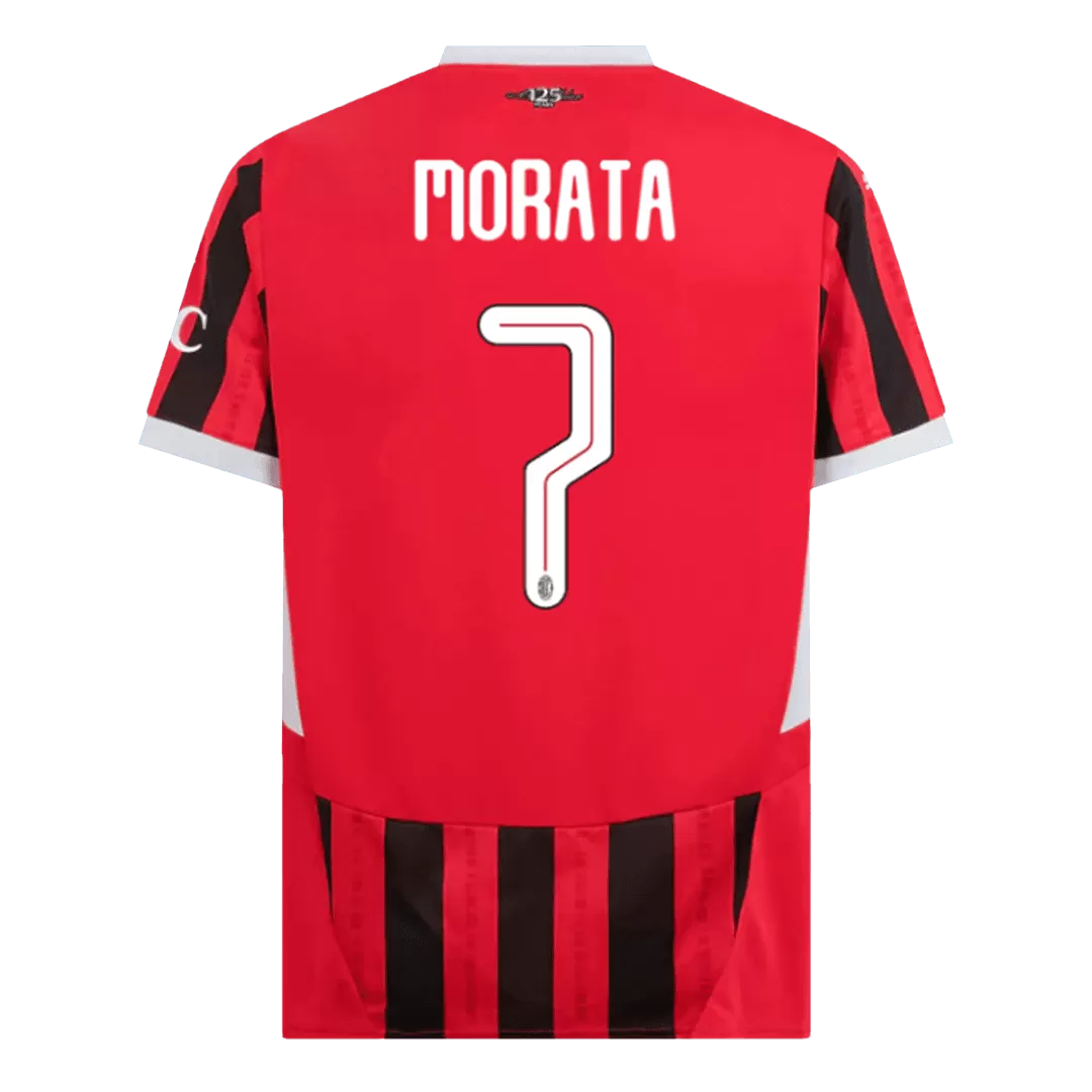 MORATA #7 AC Milan Home Soccer Jersey - UCL - Image 3