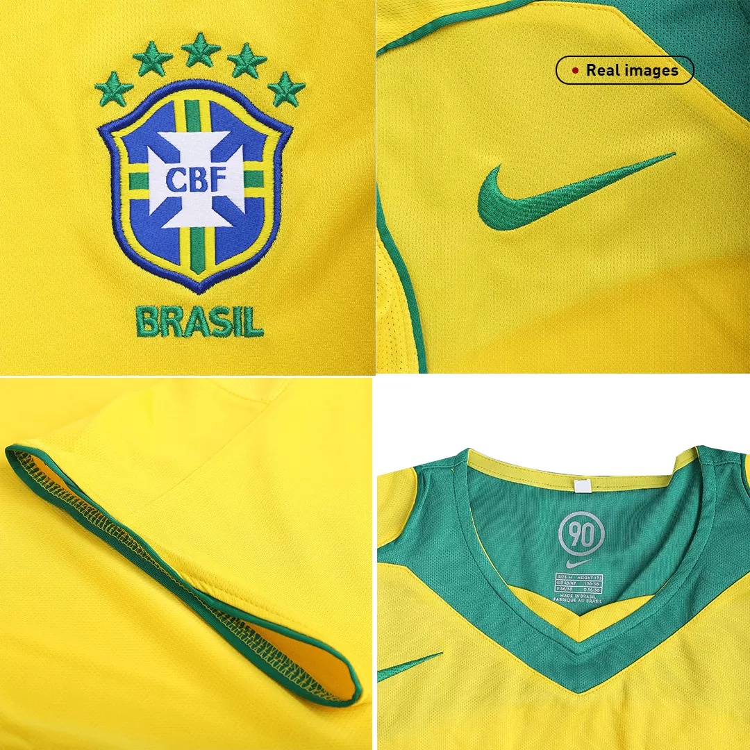 Vintage Soccer Jersey Brazil Home 2004 - Image 5