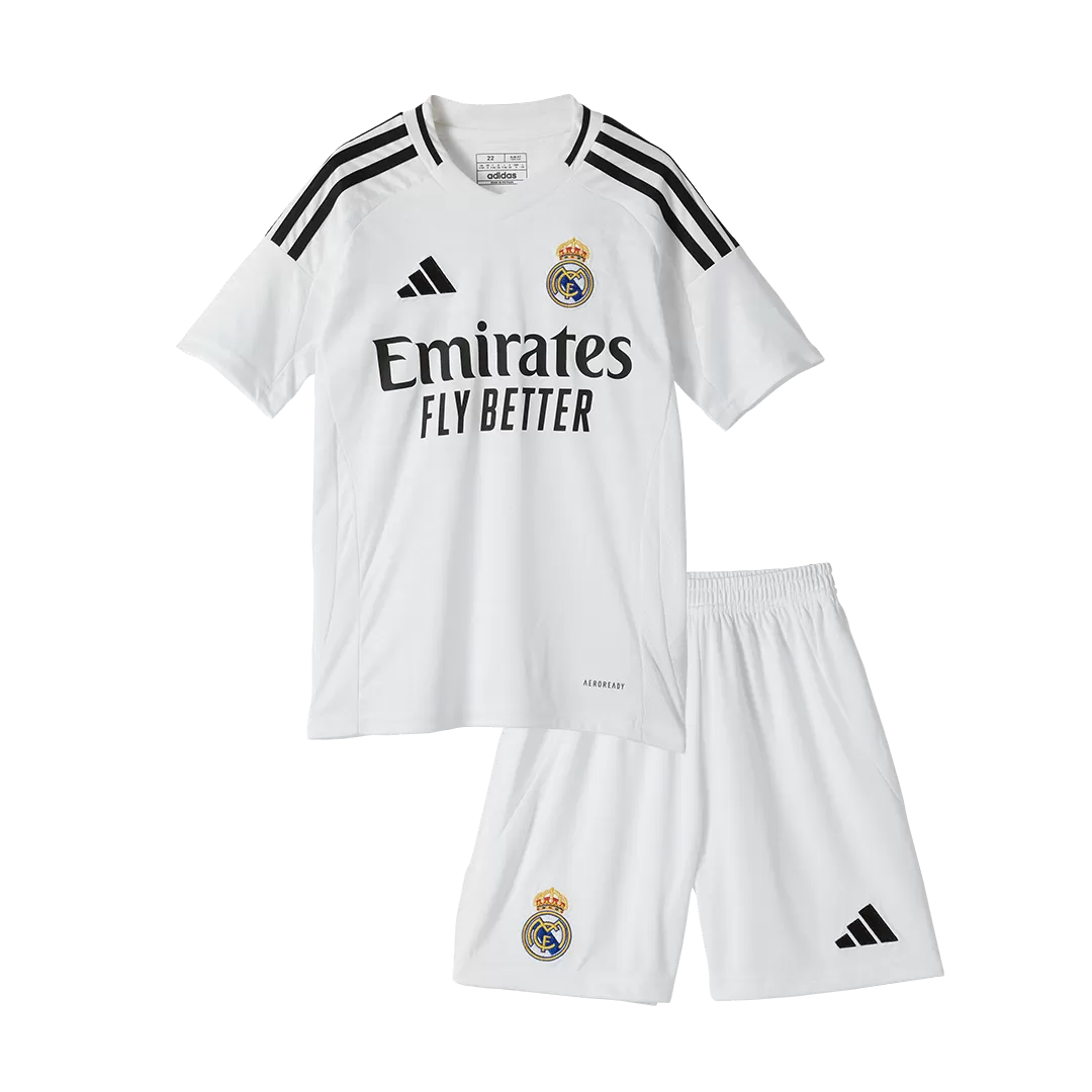 Real Madrid Home Kids Soccer Jerseys Kit - Image 3