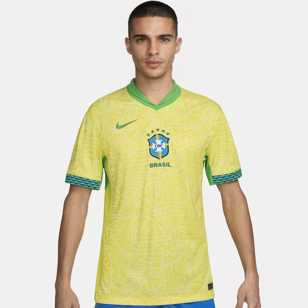 Brazil Home Soccer Jersey - Image 3