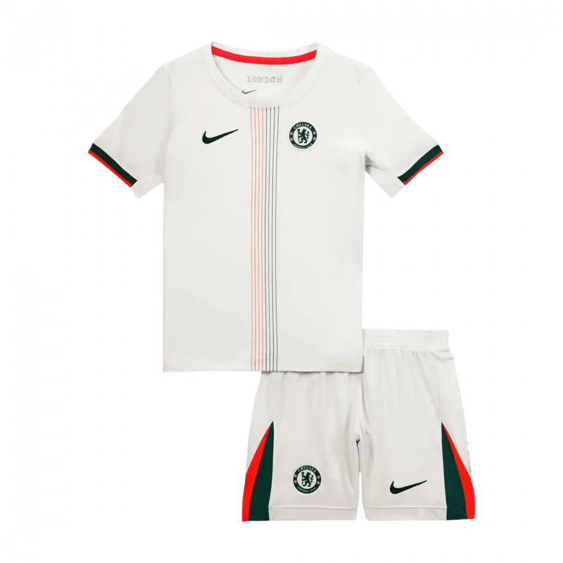 Chelsea Away Kids Soccer Jerseys Kit 2025/26