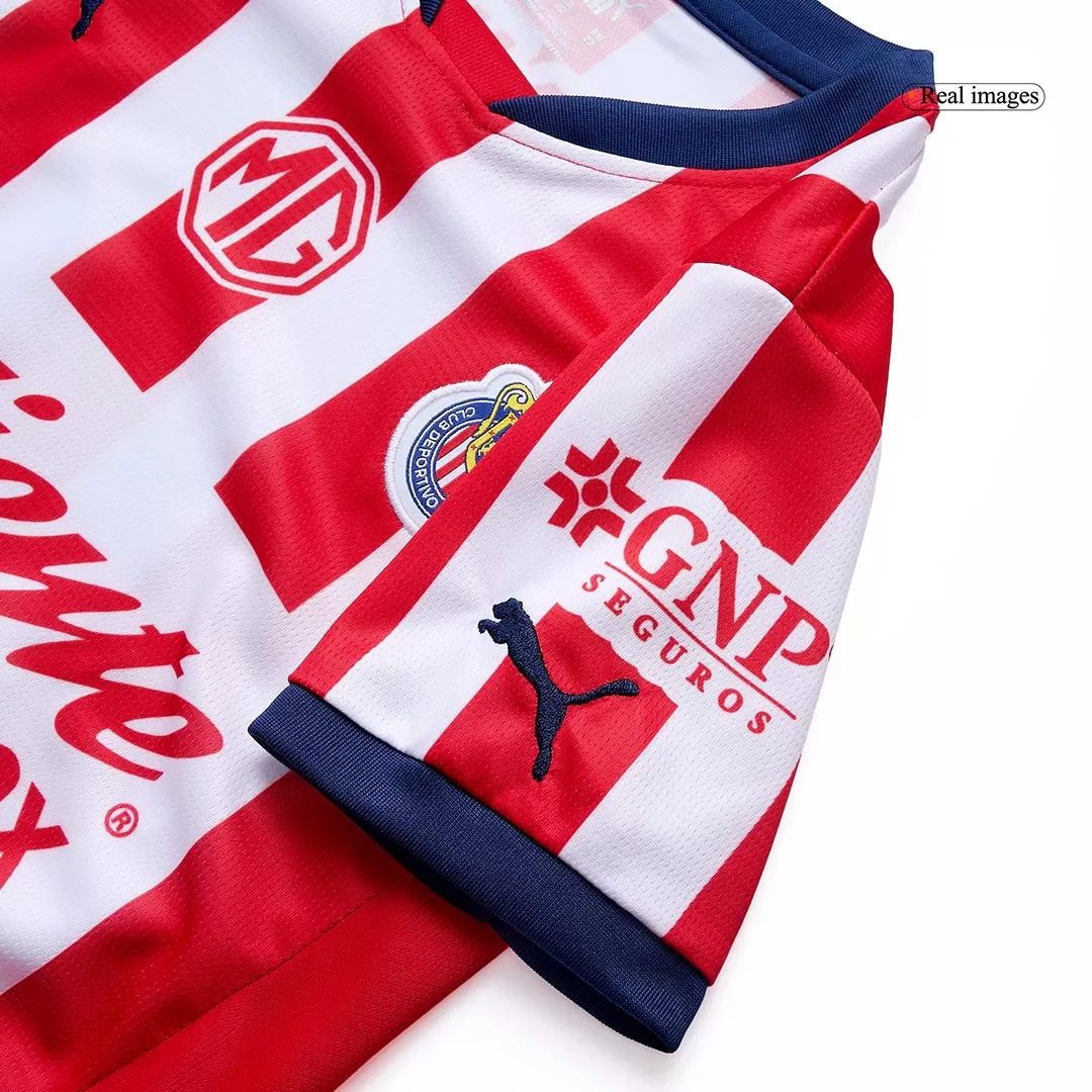 Chivas Home Kids Soccer Jerseys Kit - Image 9