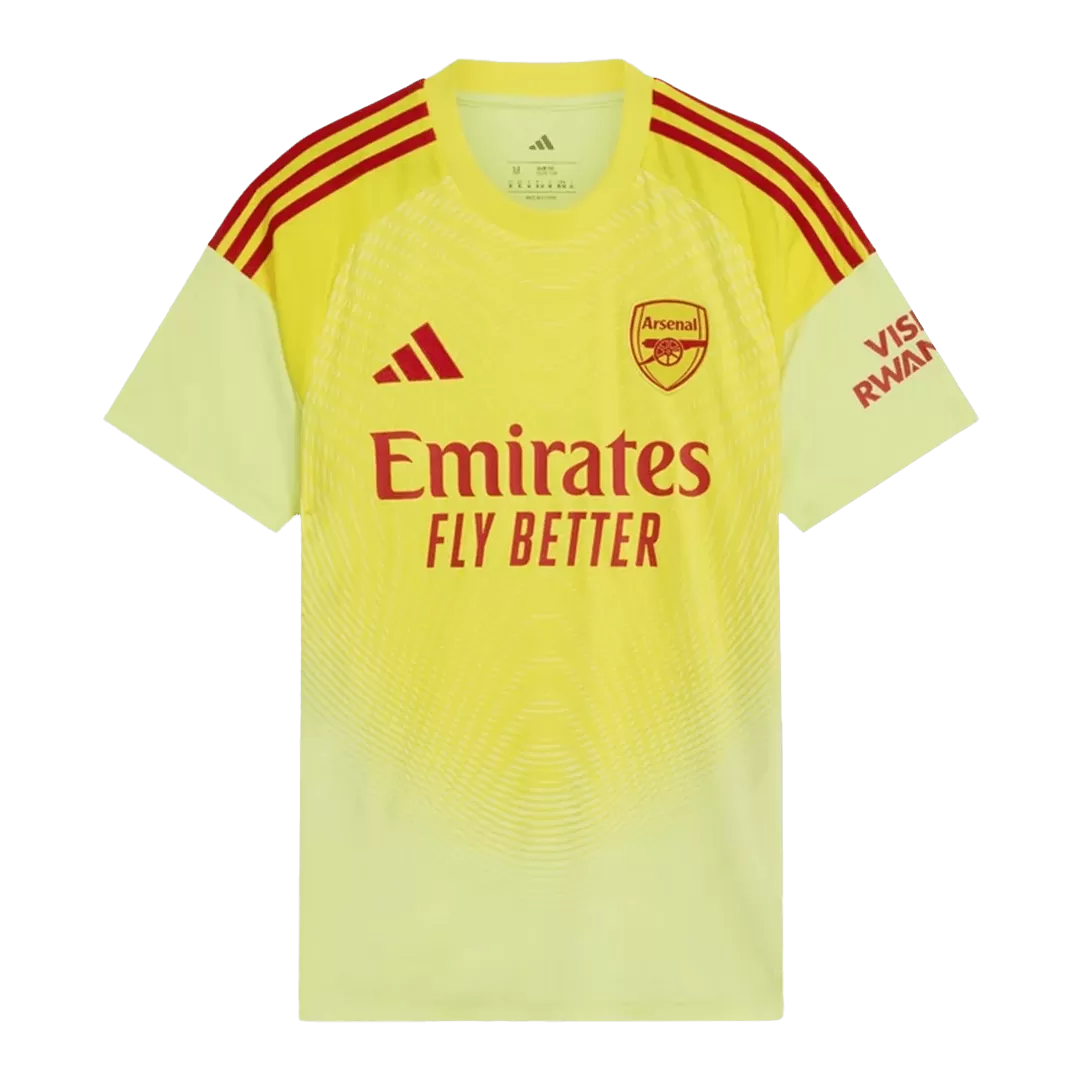 Arsenal Goalkeeper Soccer Jersey 2025/26 Yellow - Image 4