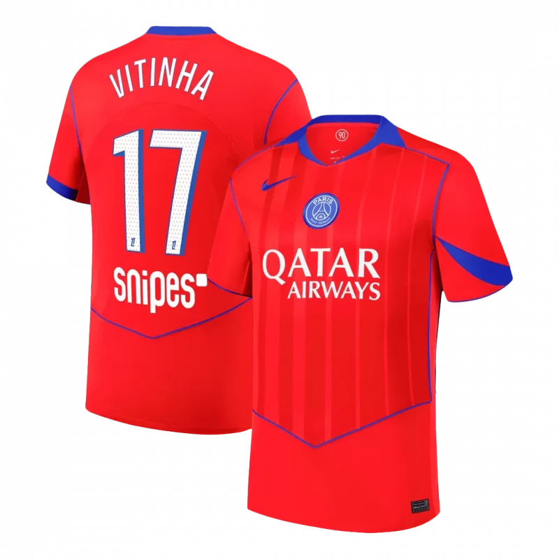 VITINHA #17 PSG Third Away Soccer Jersey 2025/26