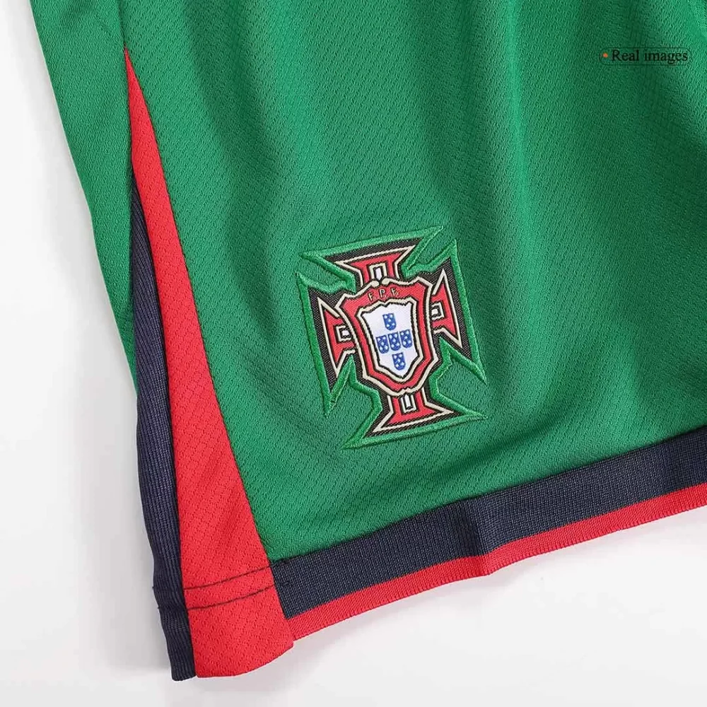 Portugal Home Kids Soccer Jerseys Full Kit EURO - Image 14