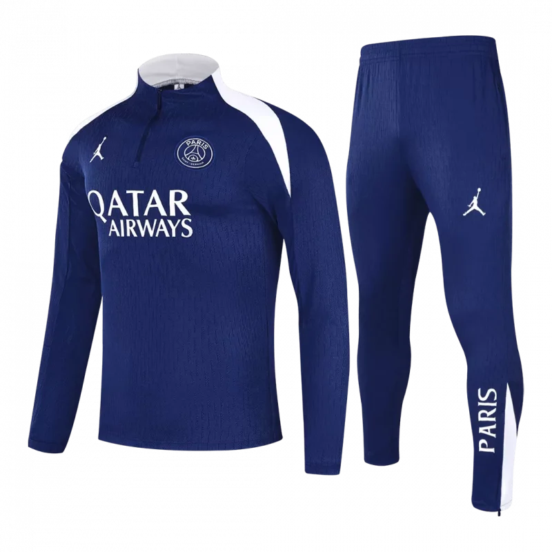 PSG 1/4 Zip Tracksuit 2025/26 Kids Navy