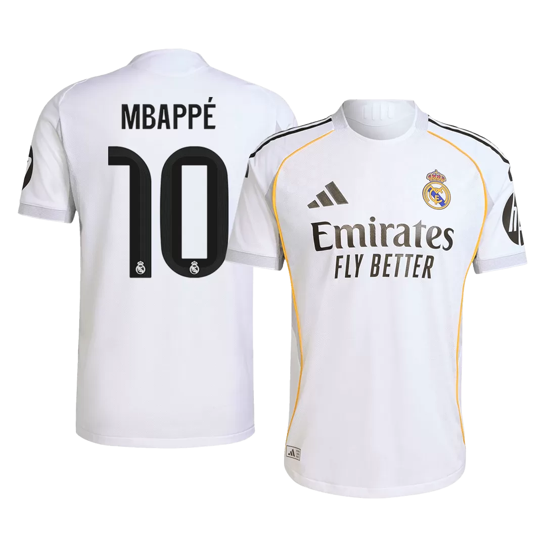 MBAPPÉ #10 Real Madrid Home Soccer Jersey 2025/26