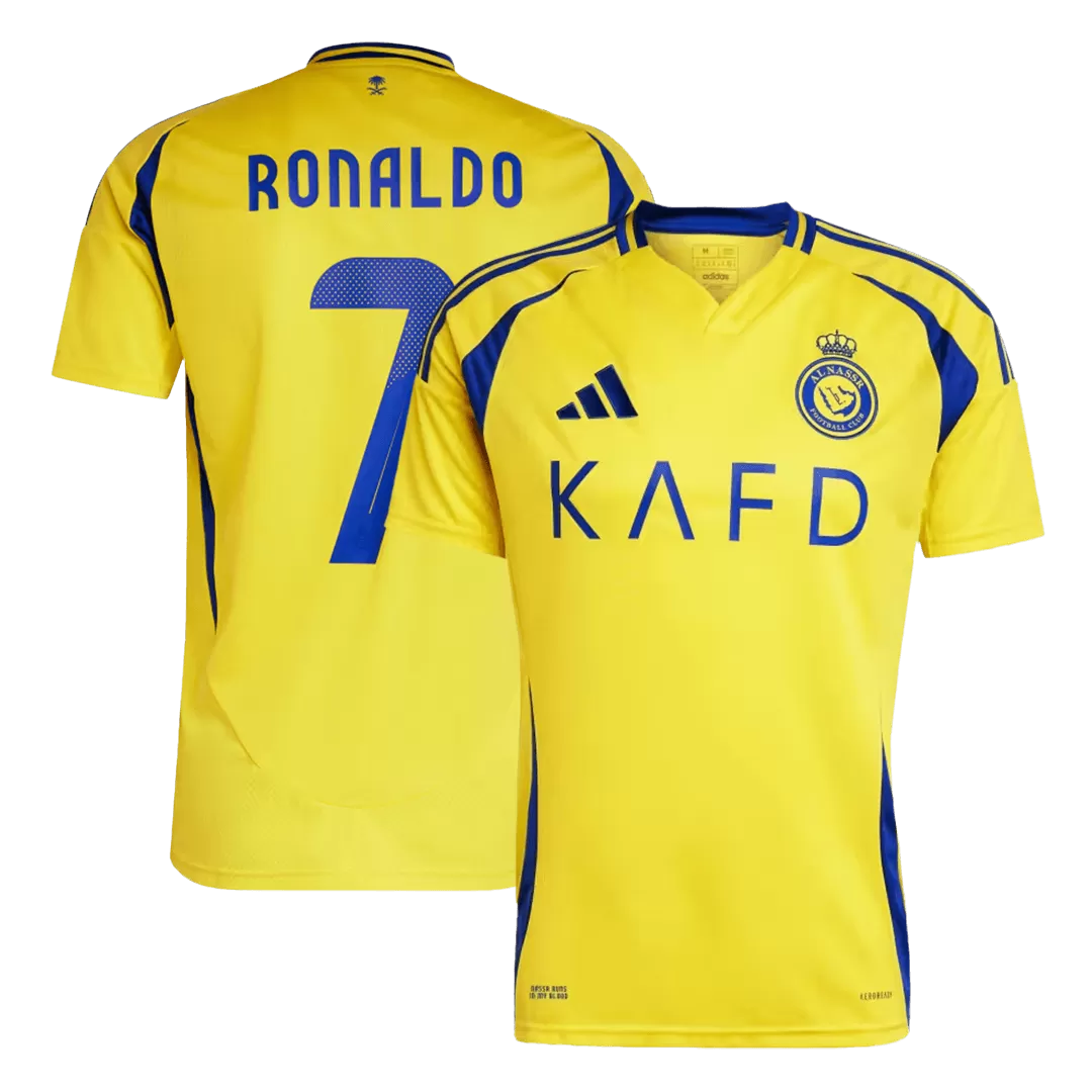 RONALDO #7 Al Nassr Home Soccer Jersey - ACL