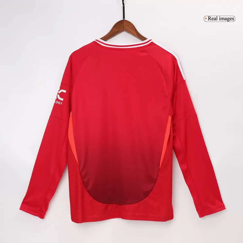 Manchester United Home Long Sleeve Jersey - Image 7