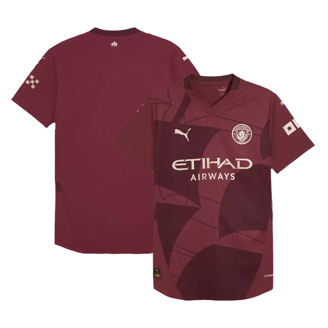 Manchester City Third Away Authentic Soccer Jersey - Image 16