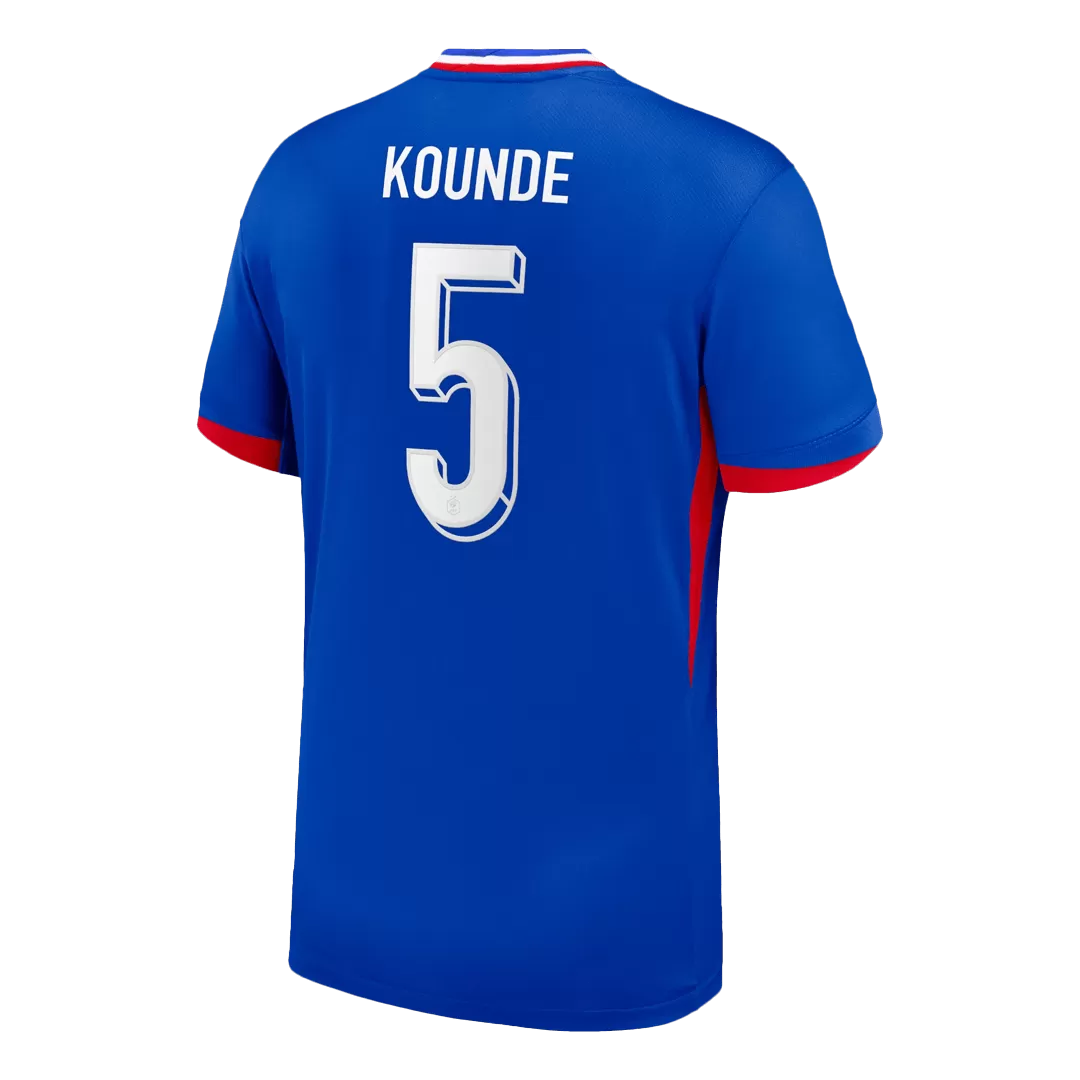 KOUNDE #5 France Home Soccer Jersey - Image 3