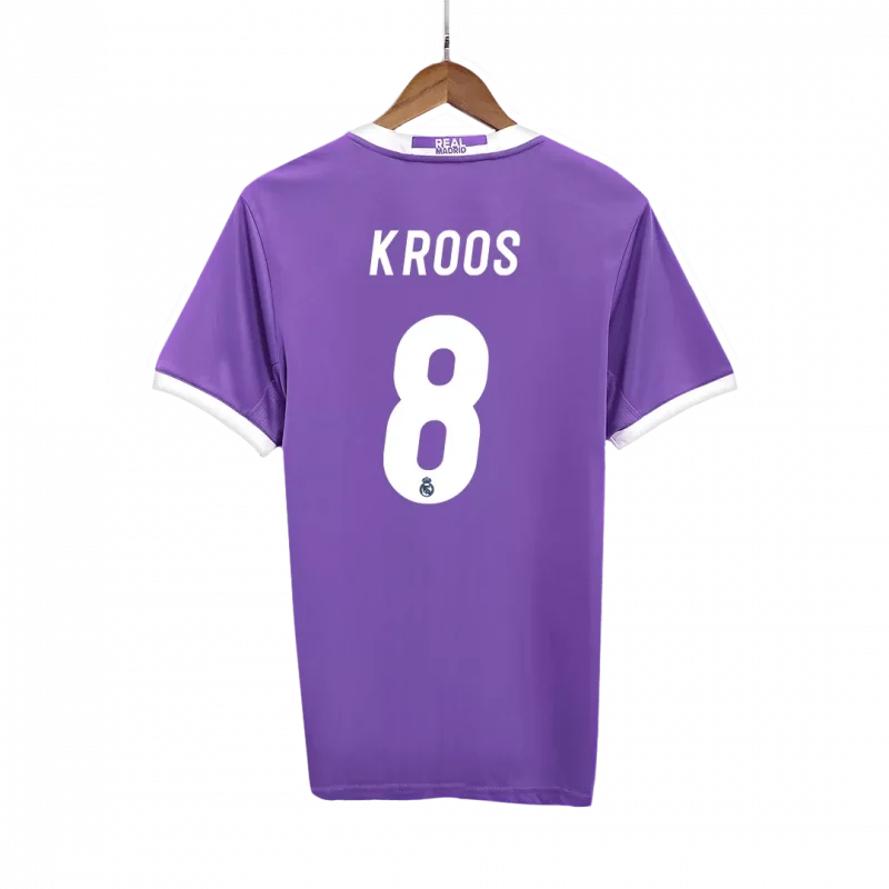 Vintage Soccer Jersey KROOS #8 Real Madrid Away 2016/17