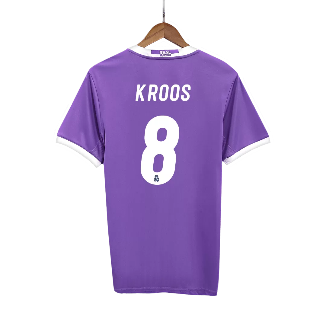 Vintage Soccer Jersey KROOS #8 Real Madrid Away 2016/17