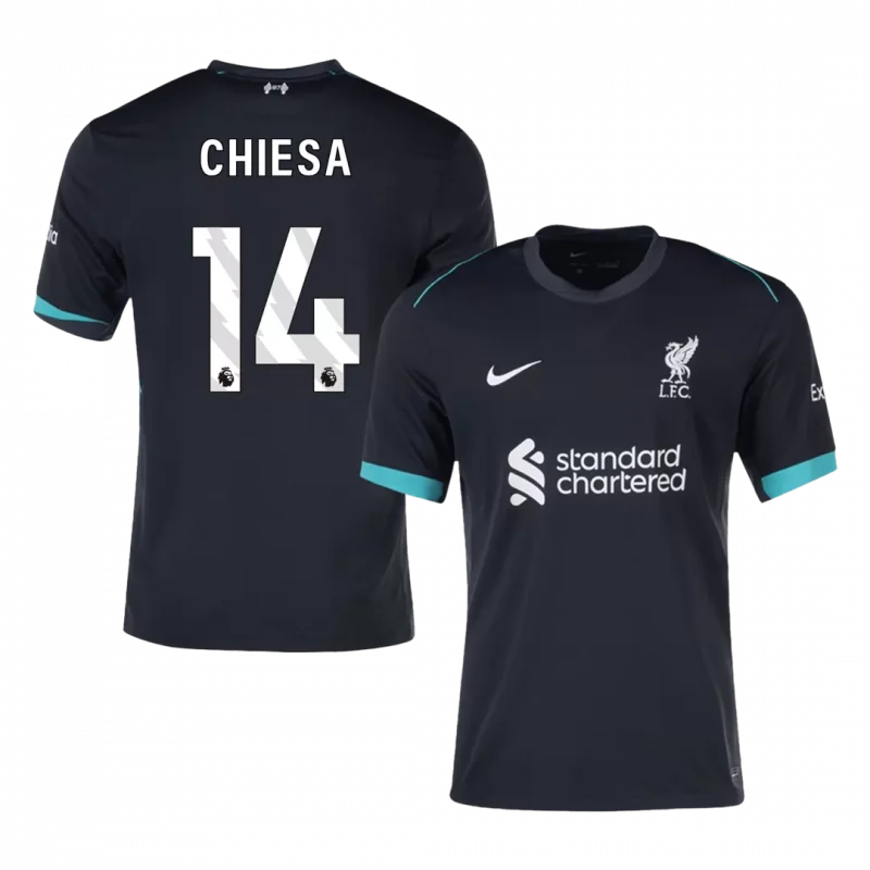 CHIESA #14 Liverpool Away Soccer Jersey