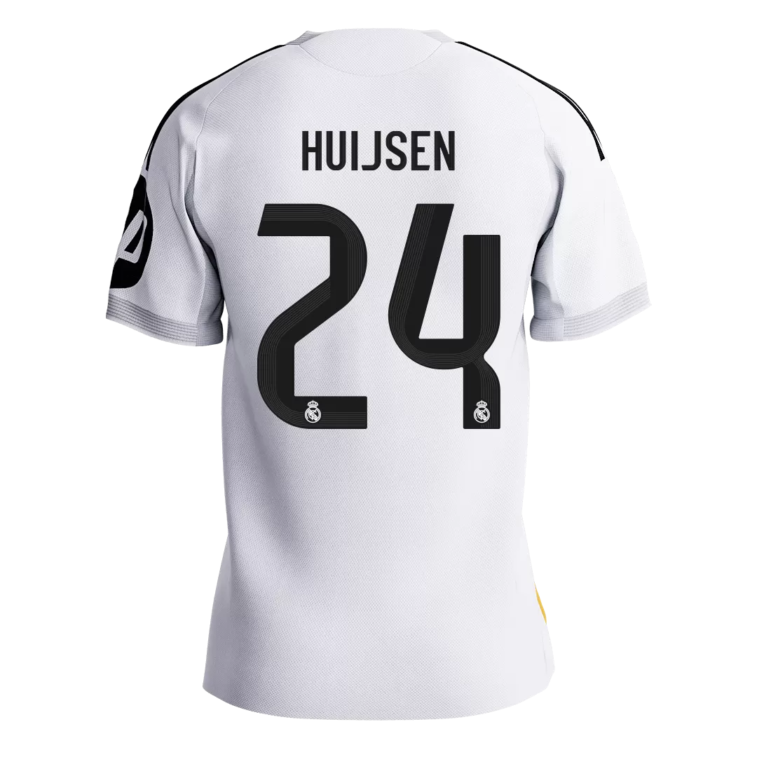 HUIJSEN #24 Real Madrid Home Authentic Soccer Jersey 2025/26 - Image 2